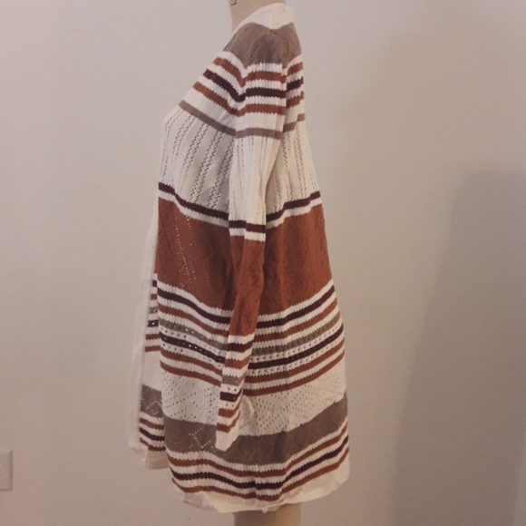 Long Knit Cardigan Multicolored - Picture 5 of 7